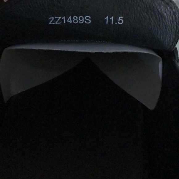 Zanzara Filbert Black Leather Loafer Shoes - Picture 8 of 9